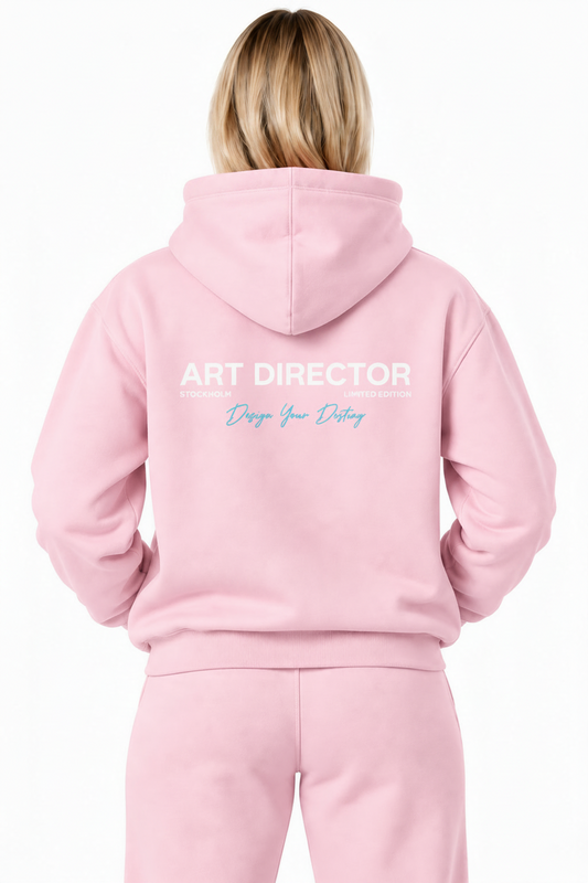 Oversized Hoodie — Cotton Candy Pink