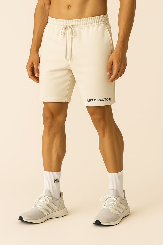 Oversized Shorts — Cream Beige
