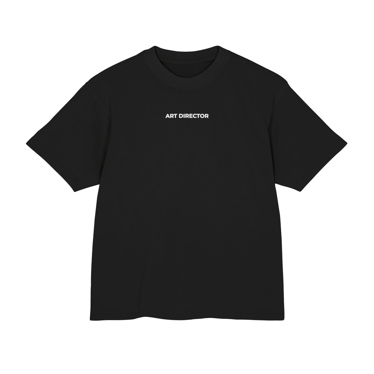 ART DIRECTOR Back Print Tee — Black / French Oak