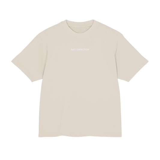 ART DIRECTOR Back Print Tee — Black / French Oak