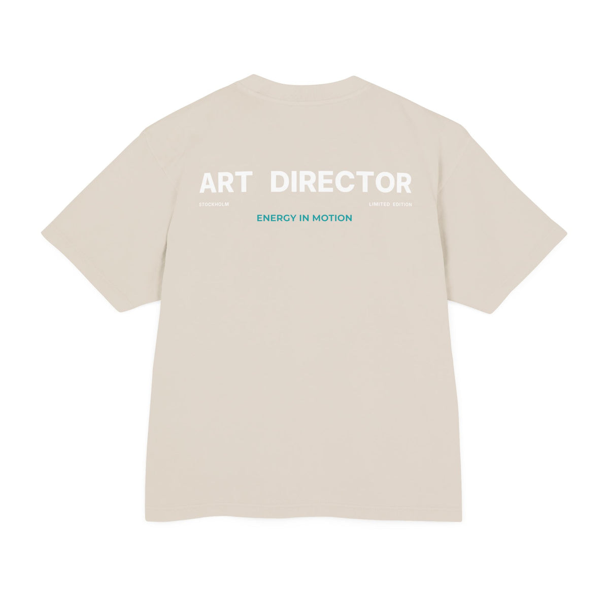 ART DIRECTOR Back Print Tee — Black / French Oak