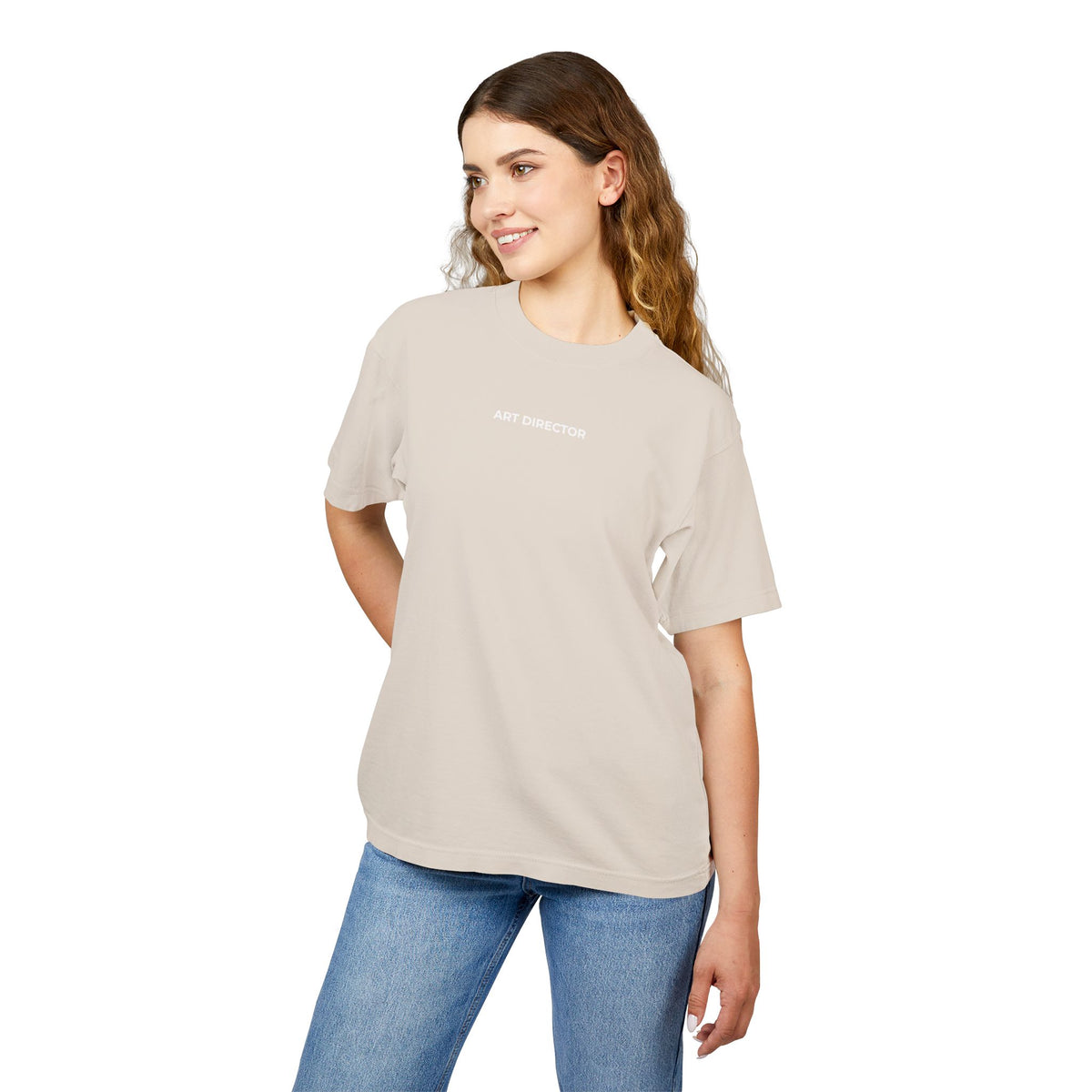 ART DIRECTOR Back Print Tee — Black / French Oak
